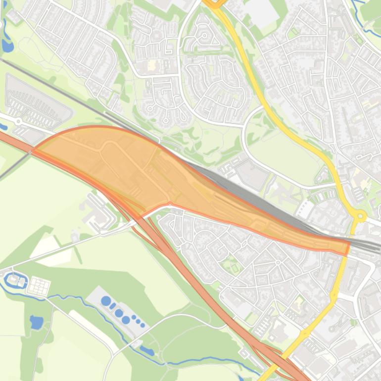 Kaart van de buurt In de Cramer.