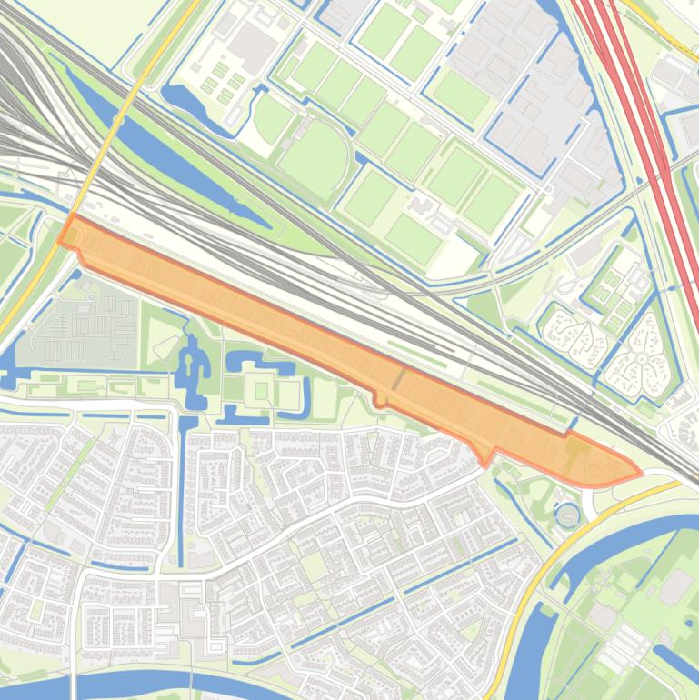 Kaart van de buurt Industriegebied Molenvliet.
