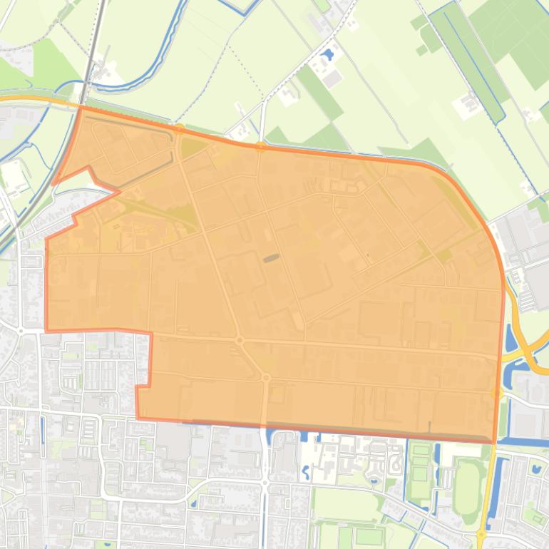 Kaart van de buurt Industriegebied Noord A.