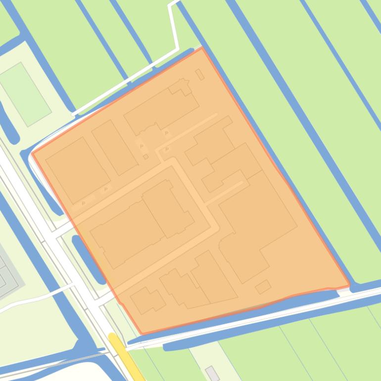 Kaart van de buurt Industriegebied-Oost.