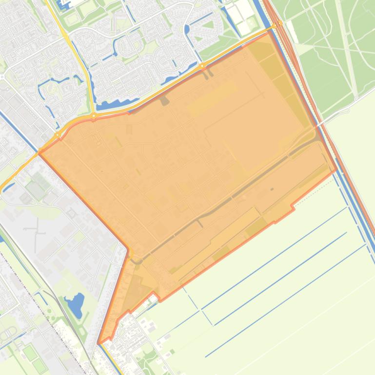 Kaart van de buurt Industriegebied Vleddermond.