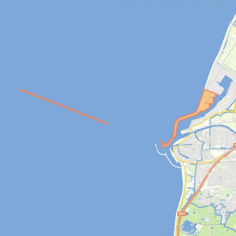 Kaart van de buurt Industriehaven en omgeving.