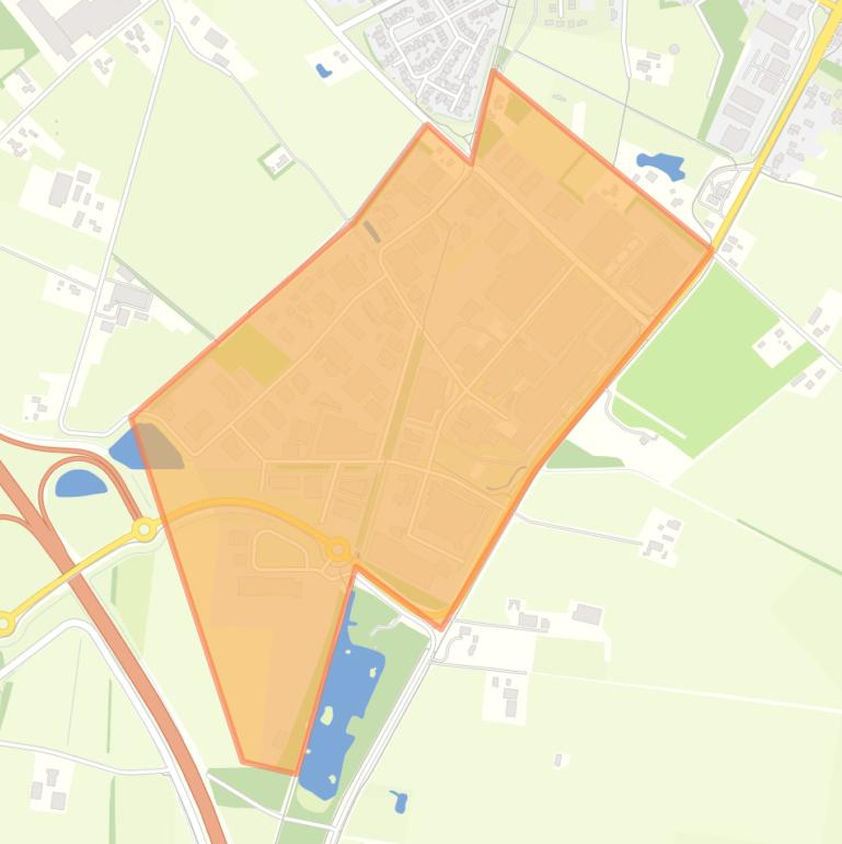 Kaart van de buurt Industrieterrein De Kiefte.