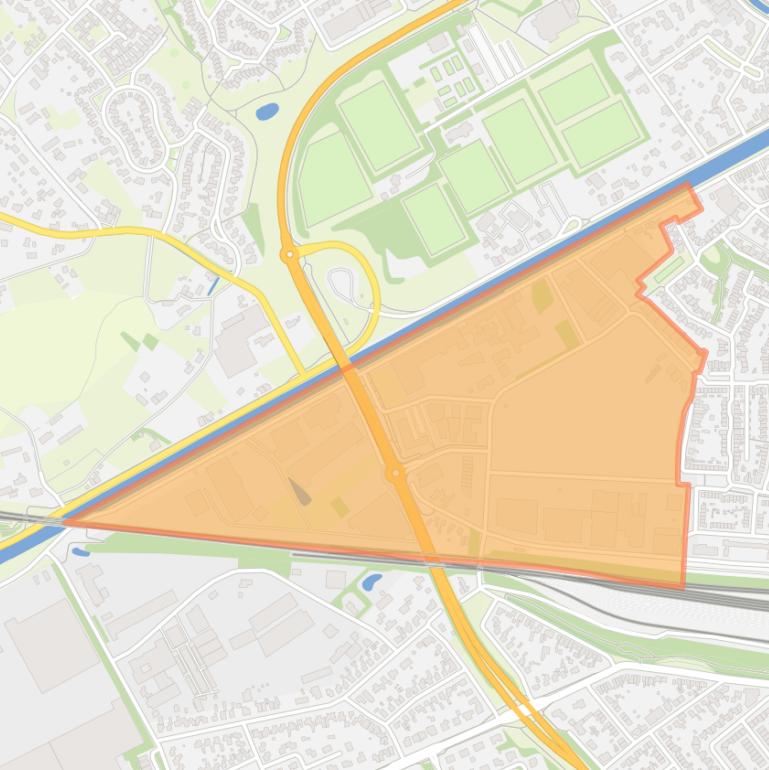 Kaart van de buurt Industrieterrein Fatima.