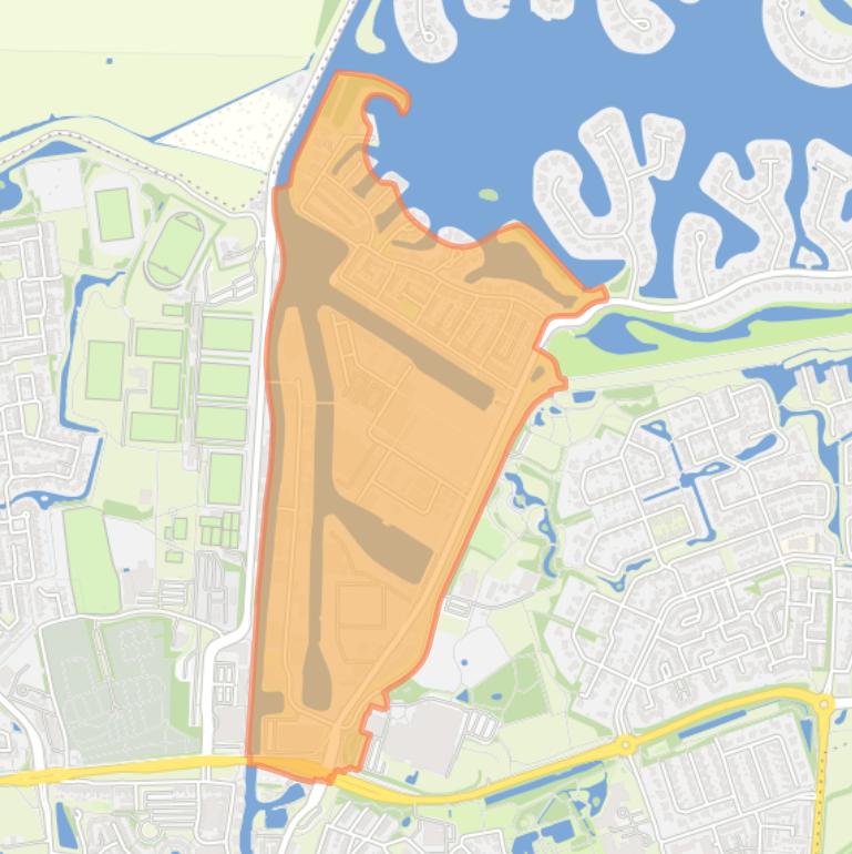 Kaart van de buurt Industrieterrein Haven.