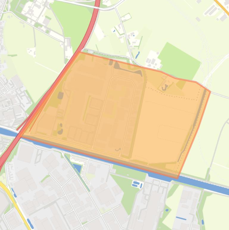 Kaart van de buurt Industrieterrein Heikant.