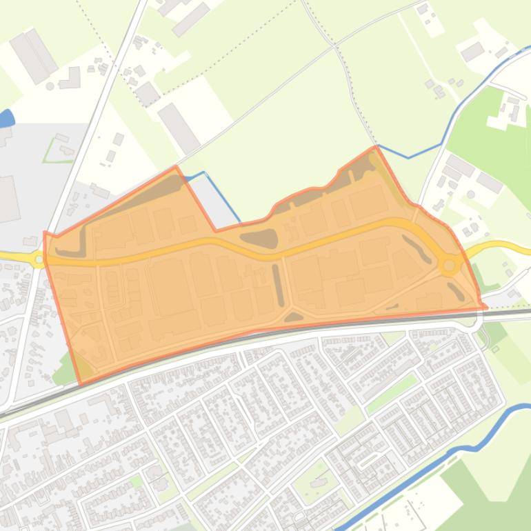 Kaart van de buurt Industrieterrein Laarakkers.