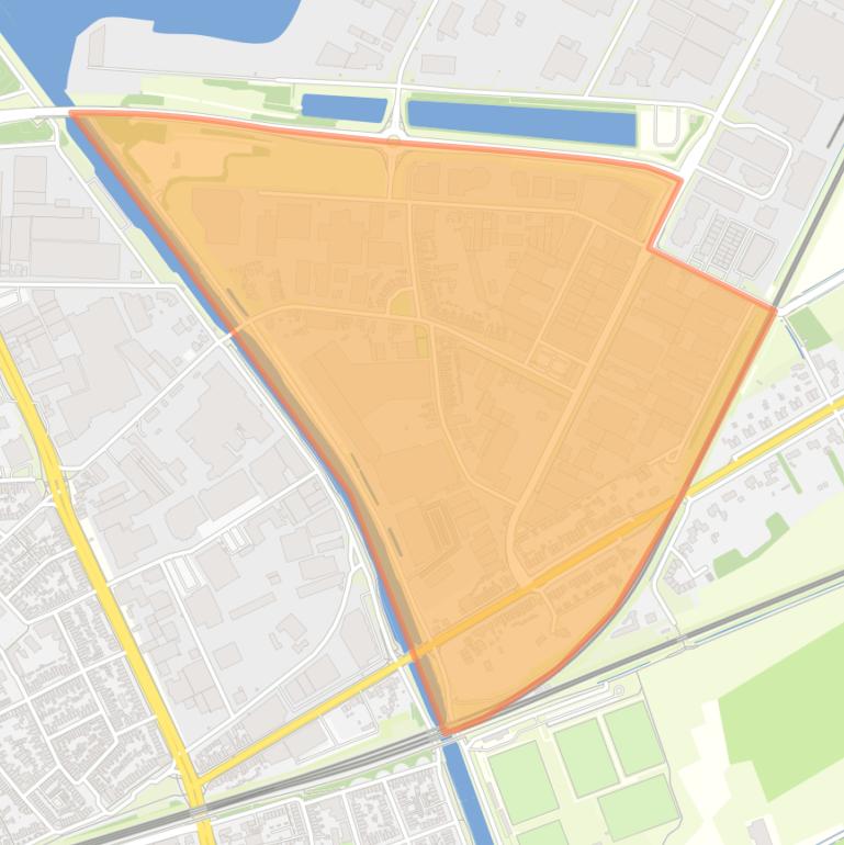 Kaart van de buurt Industrieterrein Loven Zuid.