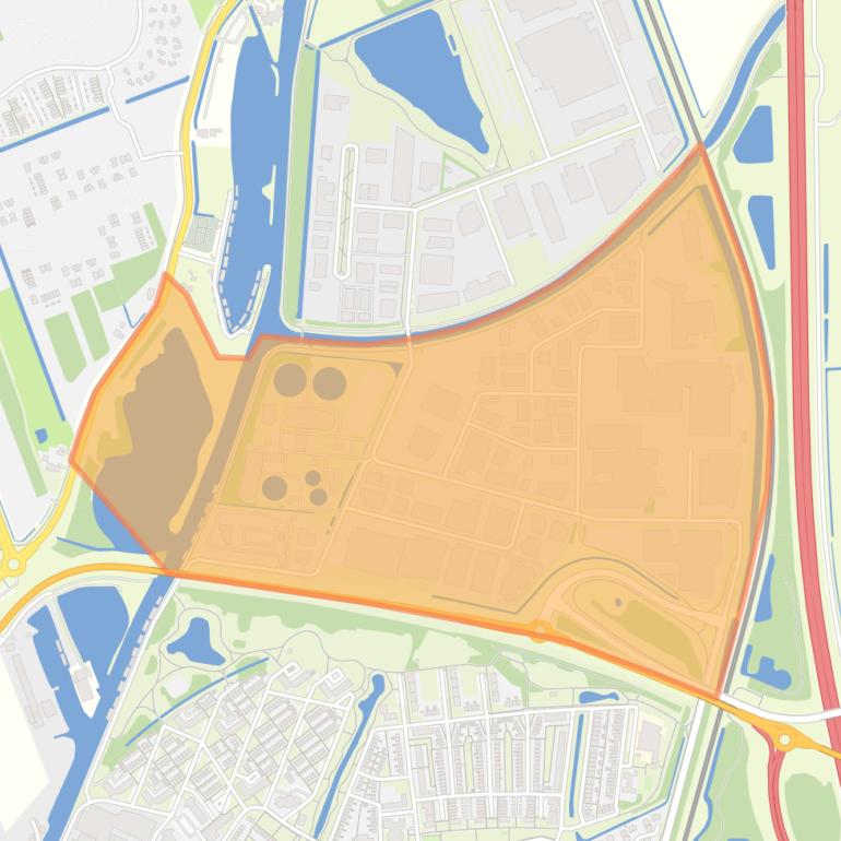 Kaart van de buurt Industrieterrein Noord I.