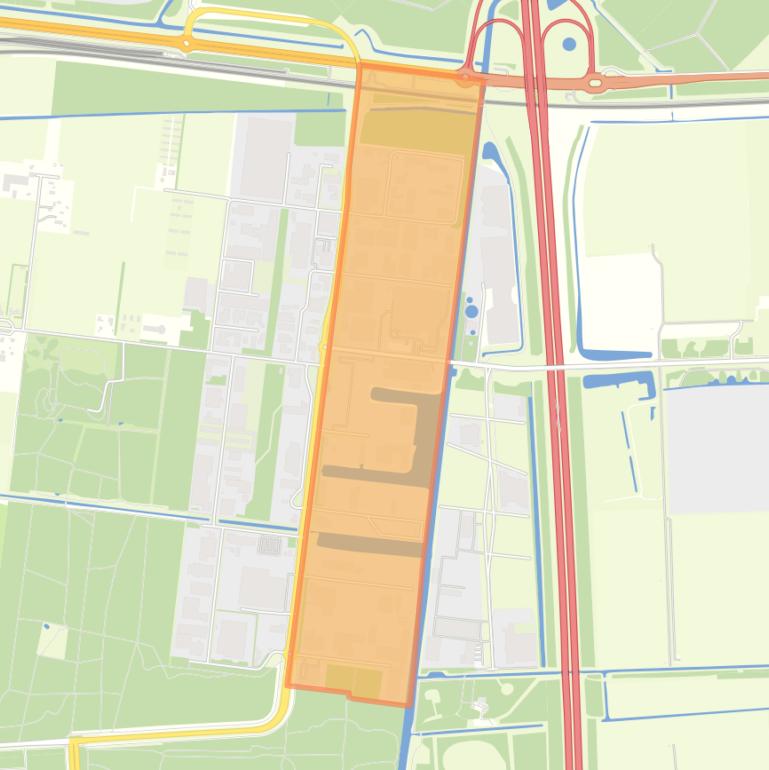 Kaart van de buurt Industrieterrein Oostervaart Midden.