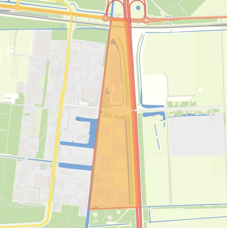 Kaart van de buurt Industrieterrein Oostervaart Oost.