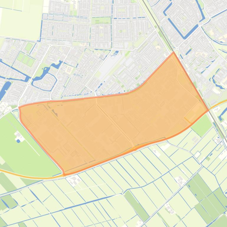 Kaart van de buurt Industrieterrein Pavijen.