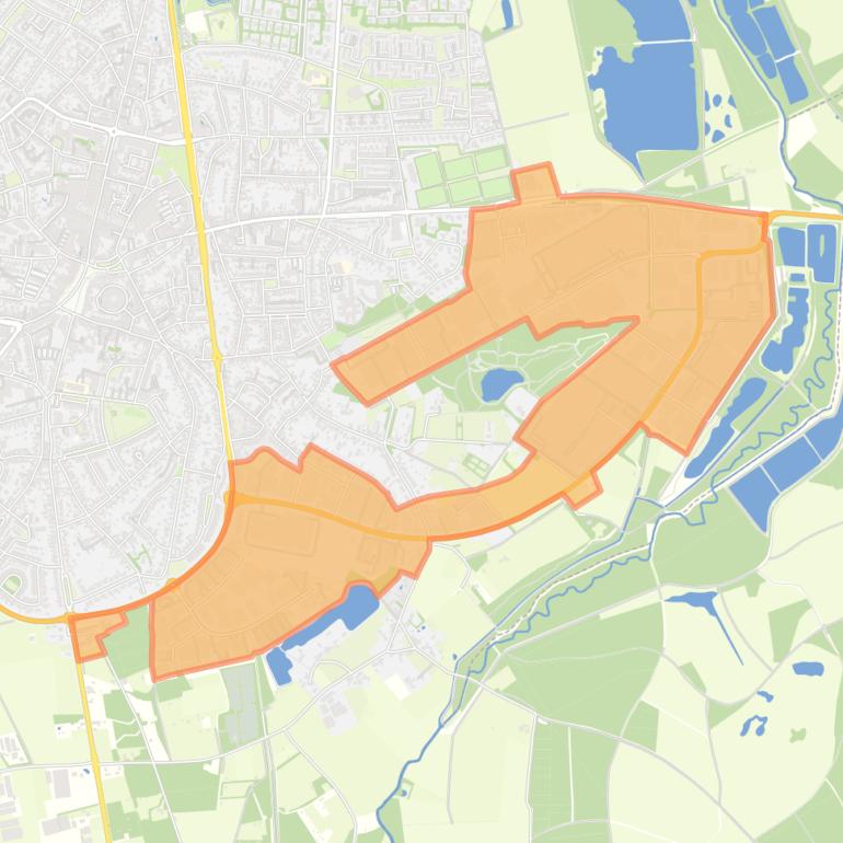 Kaart van de buurt Industrieterrein Schaapsloop.