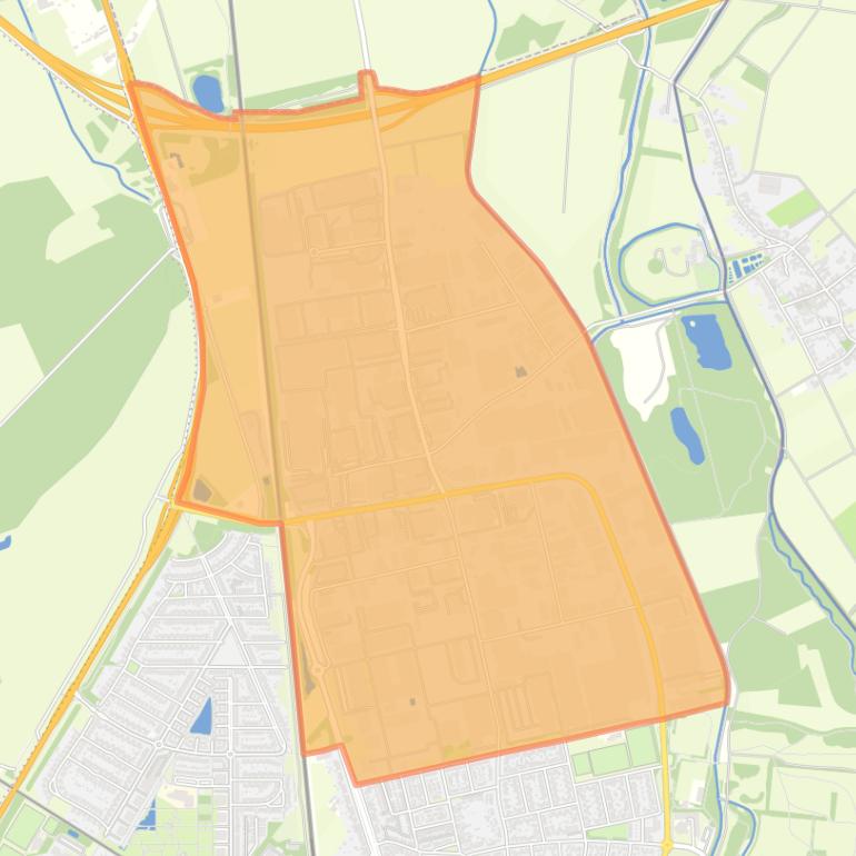 Kaart van de buurt Industrieterrein Sittard-Noord.