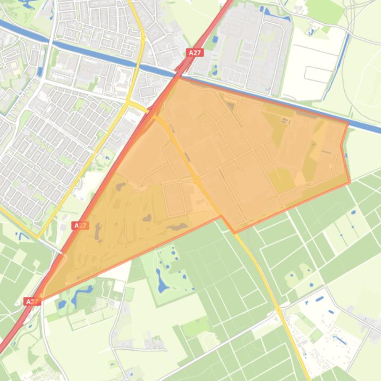 Kaart van de buurt Industrieterrein Vijf Eiken.
