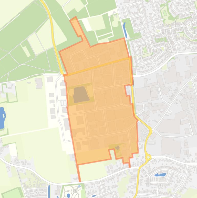 Kaart van de buurt Industrieterrein ’Waterlaat’.