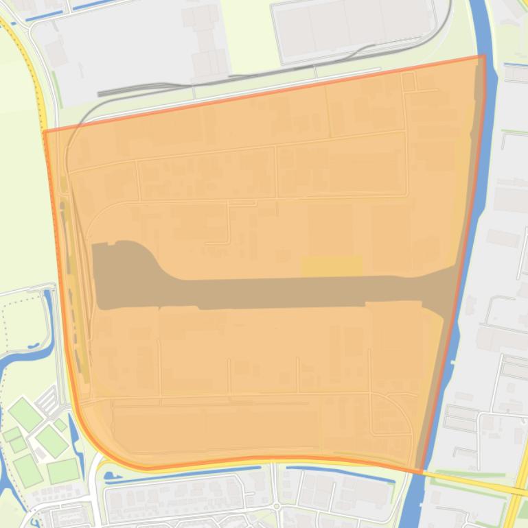 Kaart van de buurt Industrieterrein Weststad-Zuid.