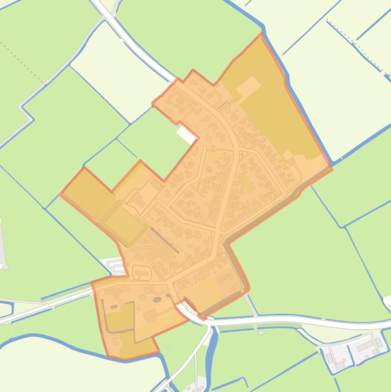 Kaart van de buurt Ingelum.