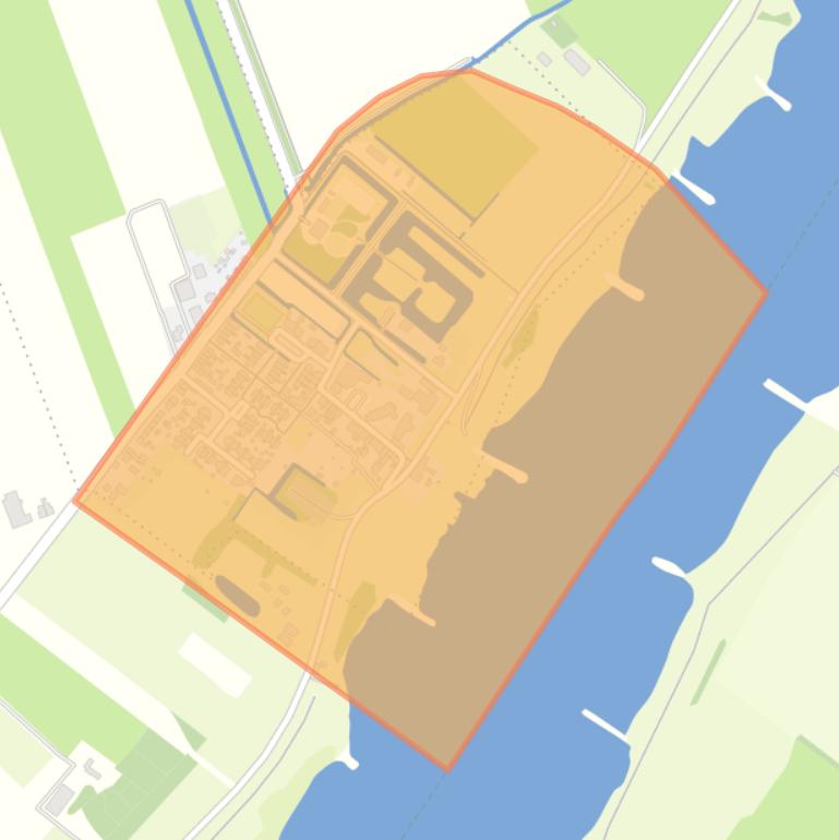 Kaart van de buurt Jaarsveld.