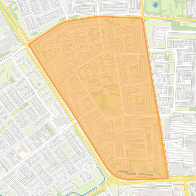 Kaart van de buurt Jagershoef.