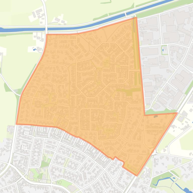 Kaart van de buurt Janskamp.