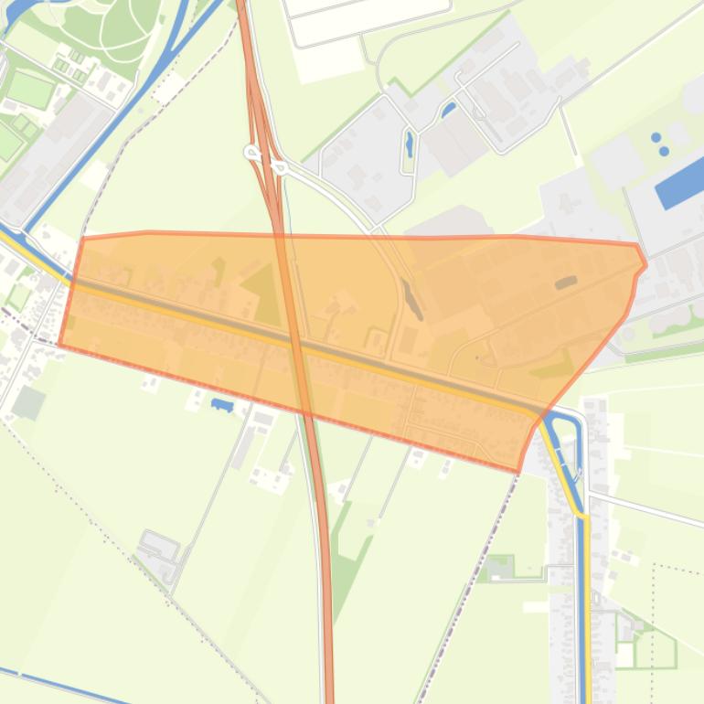 Kaart van de buurt Jipsingboermussel en Zandberg.