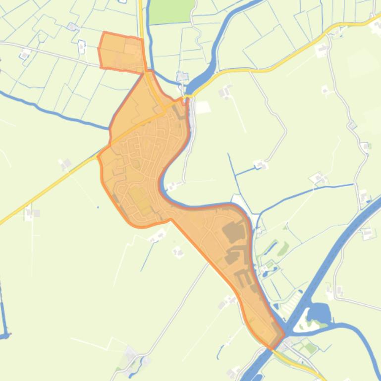 Kaart van de buurt Jirnsum.