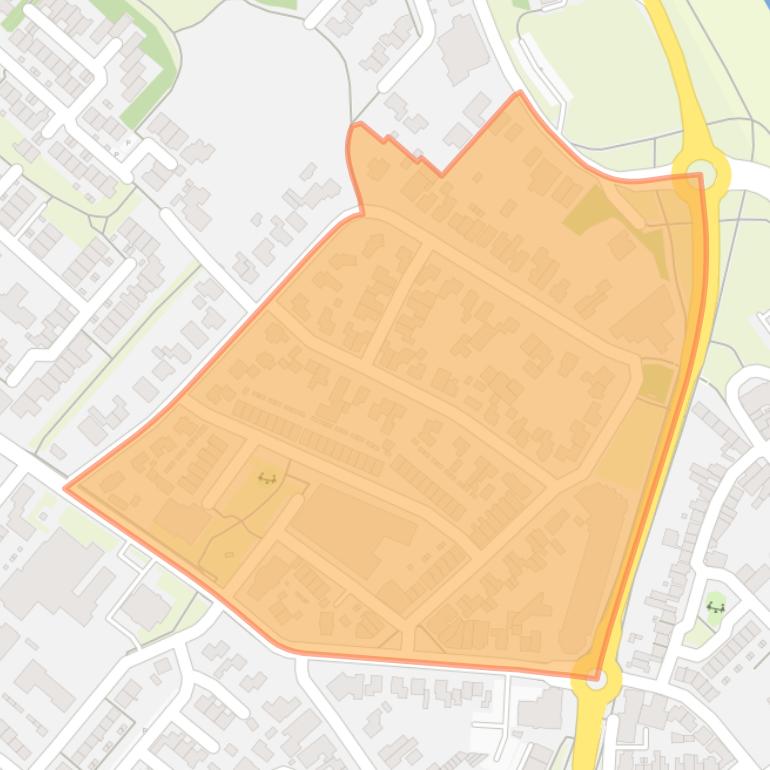 Kaart van de buurt Johannahoeve.