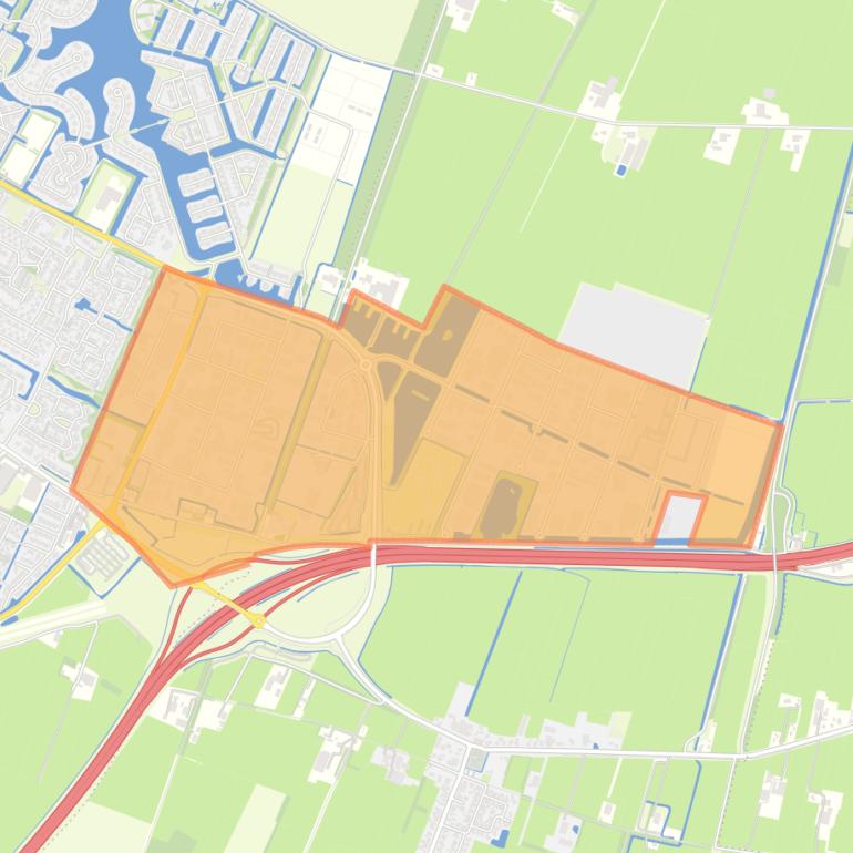 Kaart van de buurt Joure Sewei/De Ekers.