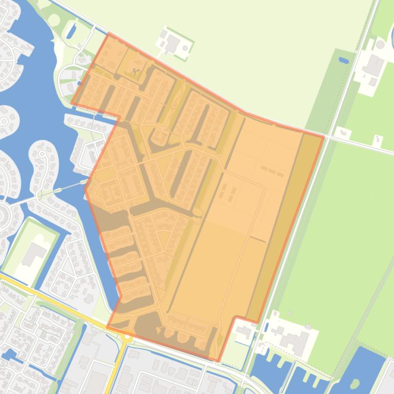 Kaart van de buurt Joure Wyldehoarne.