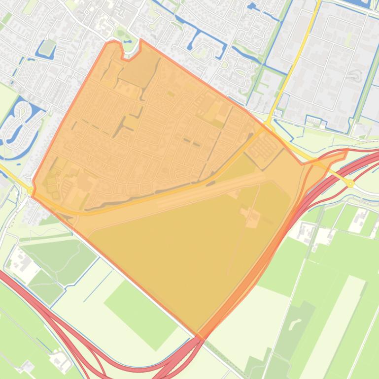 Kaart van de buurt Joure Zuiderveld.