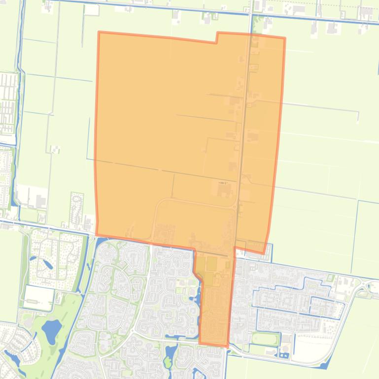 Kaart van de buurt Julianadorp-West.