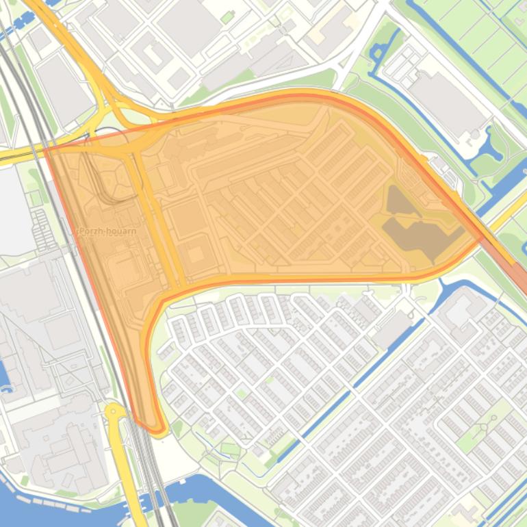 Kaart van de buurt Julianapark.