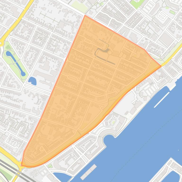 Kaart van de buurt Juliandorp.