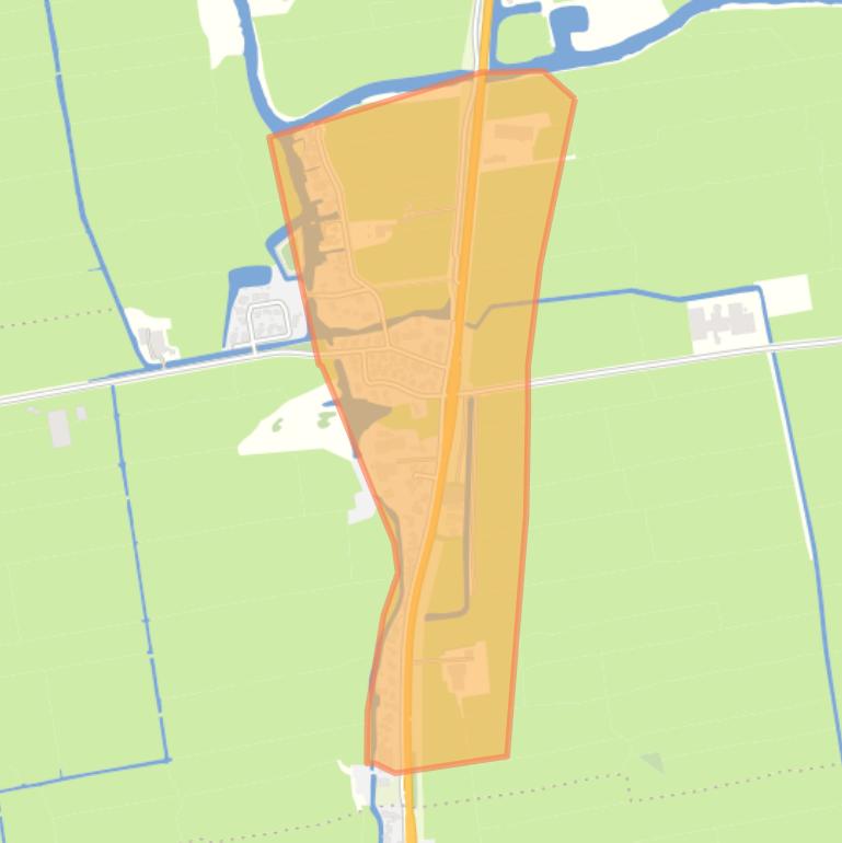 Kaart van de buurt Jutrijp.