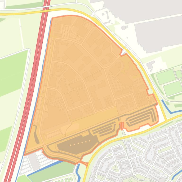 Kaart van de buurt Kaden.