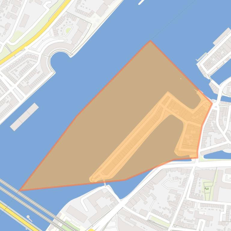 Kaart van de buurt Kalkhaven.