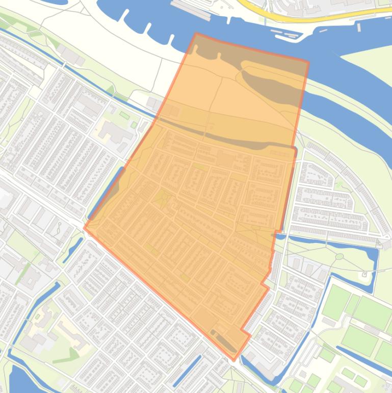 Kaart van de buurt Kamillehof.