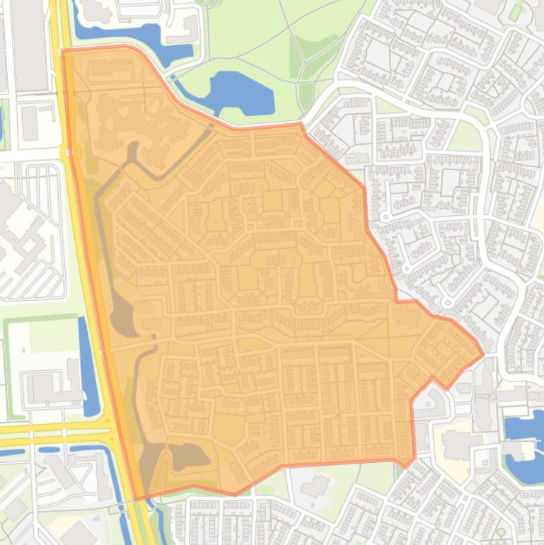 Kaart van de buurt Kamp.