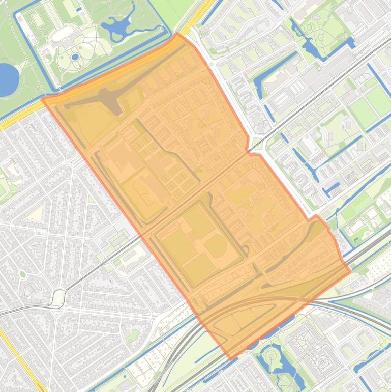 Kaart van de buurt Kampen.