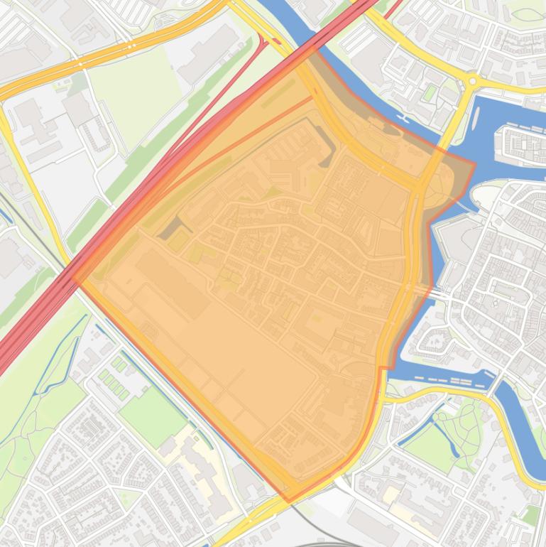 Kaart van de buurt Kamperpoort.