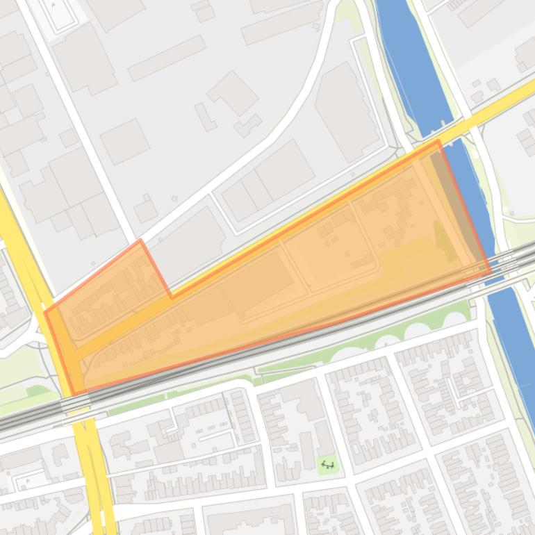 Kaart van de buurt Kanaalzone Bosscheweg.