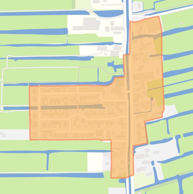 Kaart van de buurt Kanis.