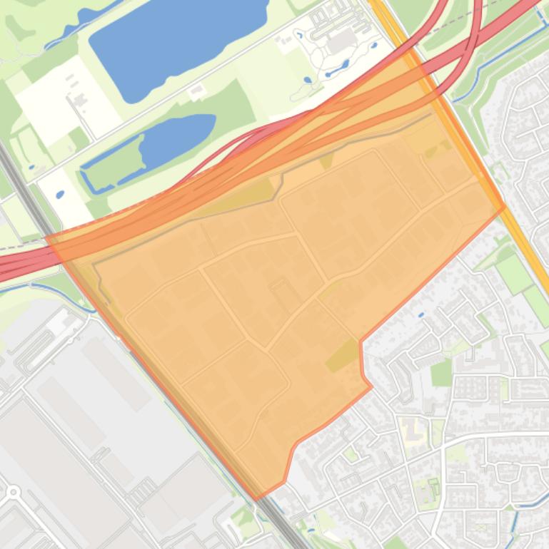 Kaart van de buurt Kapelbeemd.