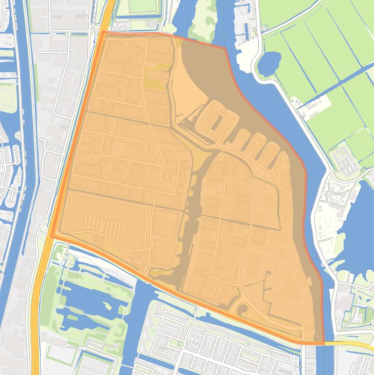 Kaart van de buurt Karnemelksepolder.