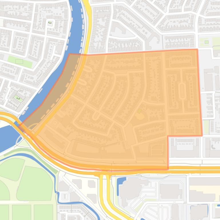 Kaart van de Karolingenbuurt.