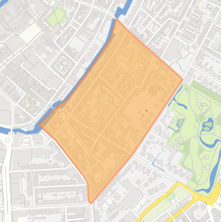 Kaart van de buurt Kasperspad en omgeving.