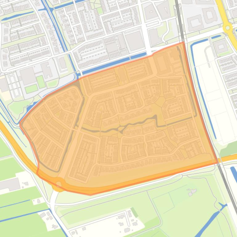 Kaart van de buurt Keijzershof Boszoom.