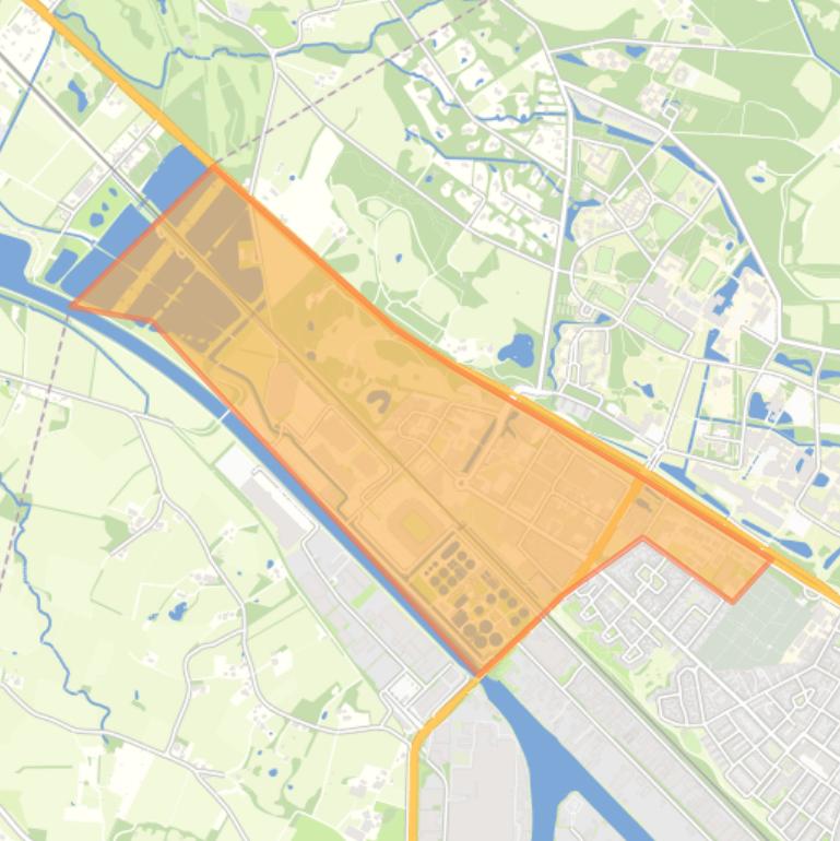 Kaart van de buurt Kennispark.