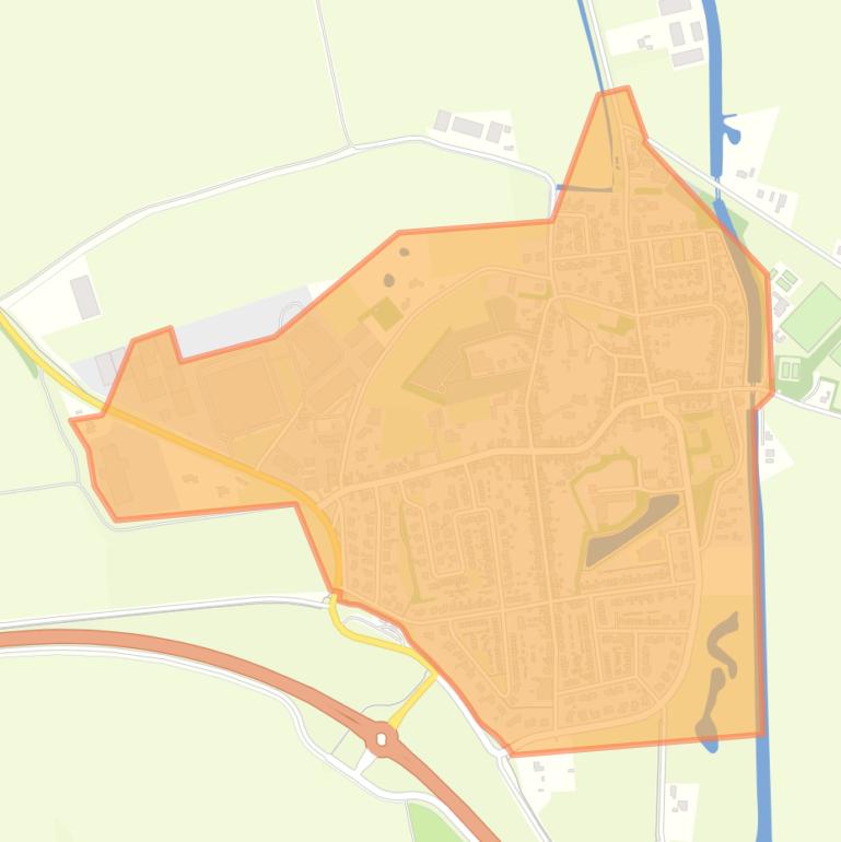 Kaart van de buurt Kern Biervliet.